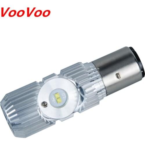 VooVoo BA20D Led 1400lm Motorcycle Headlight Bulbs 12V 24V 20W Led Moto Motorbike Head Lamp 6000K 9-85V Motorcycle Accessories