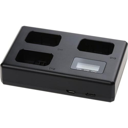 USB Type-C Triple Charger For SONY FZ100 Battery A9 A7RM3 A7M3 A7R4 A7R3 A7RIII A7S3 Camera