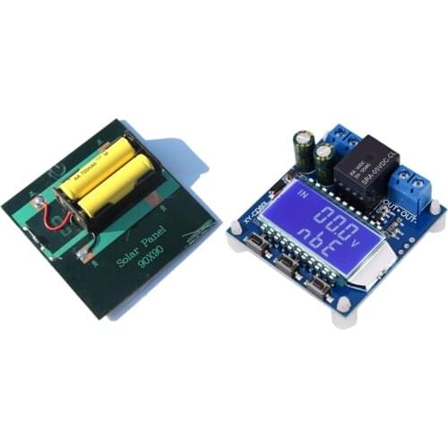 1W 4V Rechargeable AA Battery Solar Cell Charger with Charger Controller 6V-60V Charging Discharge Control Module