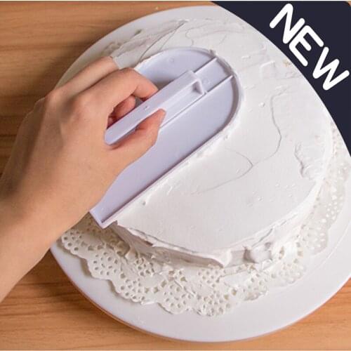 1 Pcs Icing Fondant Cake Plastic Decorating Sugar Craft Sugarcraft Icing Mold Plastic Cake Smoother Polisher Tools Cake Brush