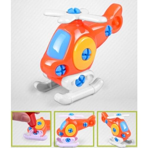 1pcs Disassembly Helicopter/infants early childhood toys/baby toys for children/toy/technology model parts