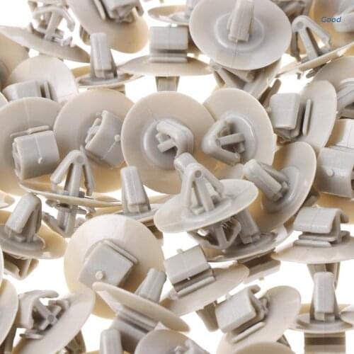 100Pcs Clips for renault Trafic Traffic Side Moulding Lower Protection Door Trim