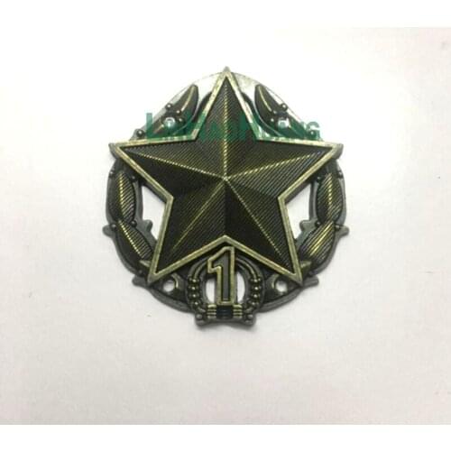 20pcs/Lot antique brass metal zinc alloy Pentagram badges Men/ Women Badges Pin On Brooches Free Shipping Badges-35MM