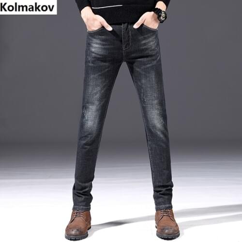 2019 Autumn New men brand Jeans Classic Fashion Denim Skinny Jeans mens casual High Quality Slim Fit Trousers