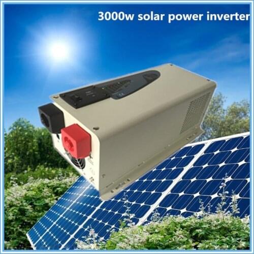 2020 free shipping pure sine wave solar power inverter 3000 watt with automatic charger