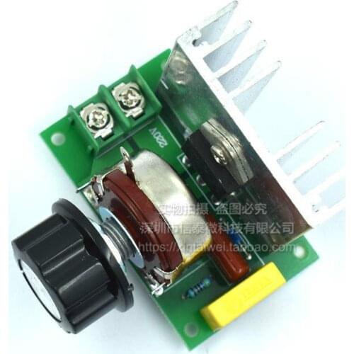 4000W AC 220V SCR Voltage Regulator Mayitr Adjustable Power Supply Board Speed Control Dimmer for Brush Motor Electric Iron