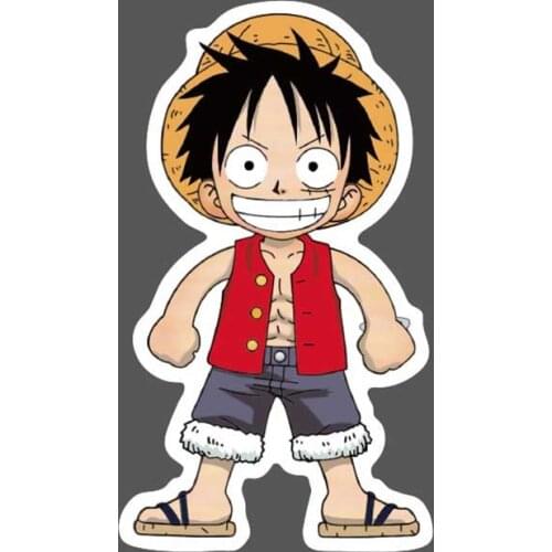 5 Pcs/Lot Luffy Graffiti Stickers Bomb Waterproof DIY Skateboard Luggage Laptop Suitcase Water Bottle Fridge Guitar Decals Pack