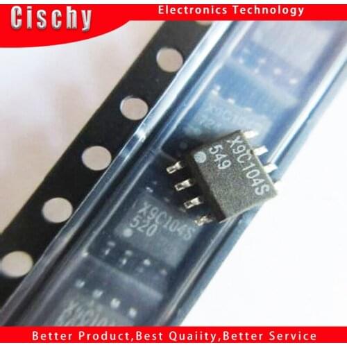 5pcs/lot X9C104SI X9C104S X9C104SZI Digital potentiometer X9C104 IC SOP-8 In Stock