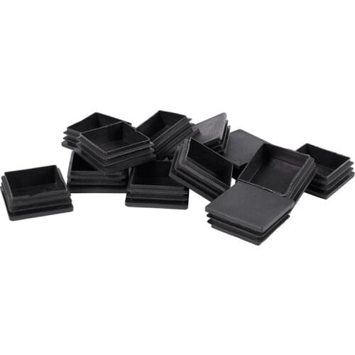 50mm x 50mm Plastic Square End Blind Plugs Cap Pipe Inserts 12pcs Promotion