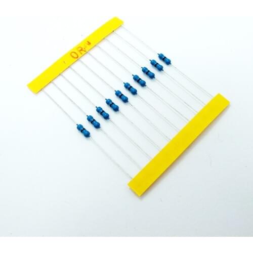 70Pcs 0R-7.5M 1/4W 1% Metal Film Resistor free combination