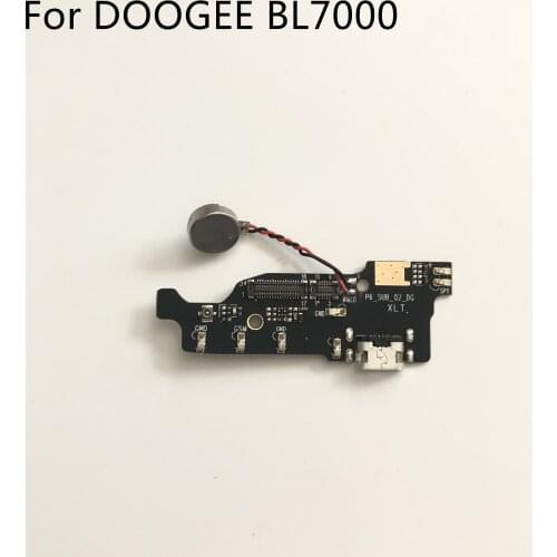Used Original USB Plug Charge Board + Vibration Motor For DOOGEE BL7000 MTK6750T Octa Core 5.5'' FHD 1920x1080 Free Shipping