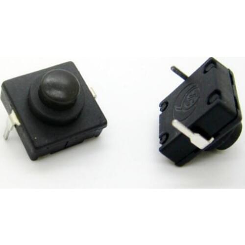 Free shipping 50PCS Flashlight 12*12*9.4MM Button Switch 1A 30V CB-1212-112D 2Pin Ultra-Thin Middle of the feet