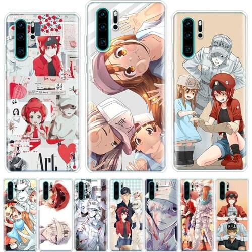 Anime Cells At Work Hot Phone Case For Huawei Honor Y5 Y6 Y7 Y9 Y9 9 10 20 Lite Pro 7A 7X 8S 8X 8A 9X 1020i 2019 Cover Shell Coq