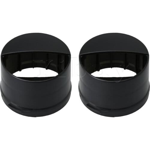 2 Pieces Black Plastic Water Filter Cover for Refrigerator 2260518B