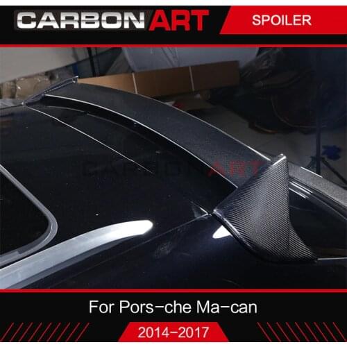 For por-sche ma-can 970 Facelift Carbon Fiber Rear Trunk Spoiler Bootlid Spoiler 2014-2017 Car Styling rear spoiler and wing