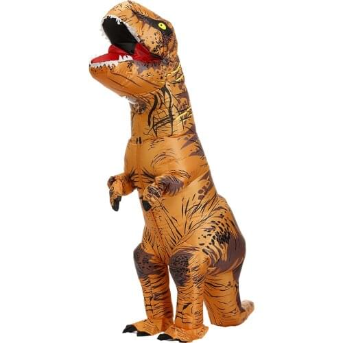 Hot Adult Kids Inflatable Dinosaur Costume Dragon cosplay costumes T REX suit clothes halloween costumes for women men party