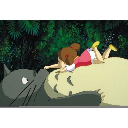 WTQ Hayao Miyazaki Classic Anime Posters Canvas Painting My Neighbor Totoro Wall Decor Wall Art Picture Room Decor Home Decor