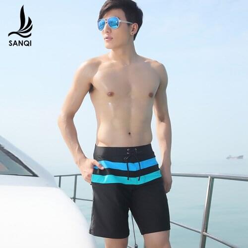 Bathing suit mens beach pants plus fat and easy Five points seaside resort Spa Swimsuit swimming Trunks mens Spa swimsuit