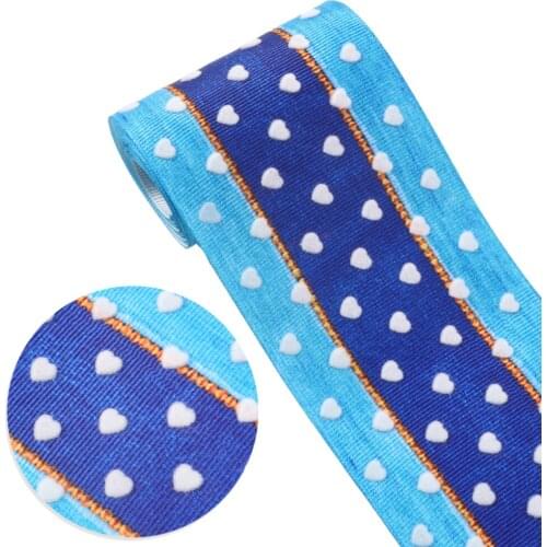 Valentines' Day 50yards/roll 38/75mm Animal Printed Ribbon DIY Bow Bag Craft Materials Home Decoration,50Yc8561