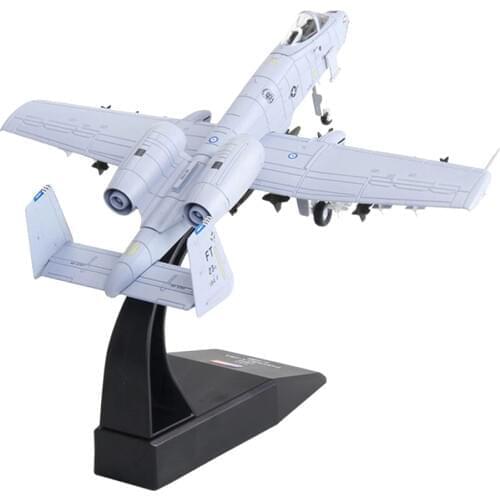 Diecast Airplane 1:100 American A-10 Warthog Metal 6.8 inches Plane Model Office Decoration