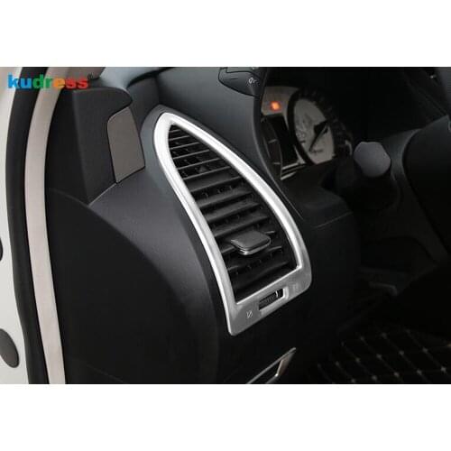 For Nissan Patrol Armada QX56 QX80 2016 2017 2018 ABS Matte Interior Car AC Dashboard Air Vent Outlet Cover trim