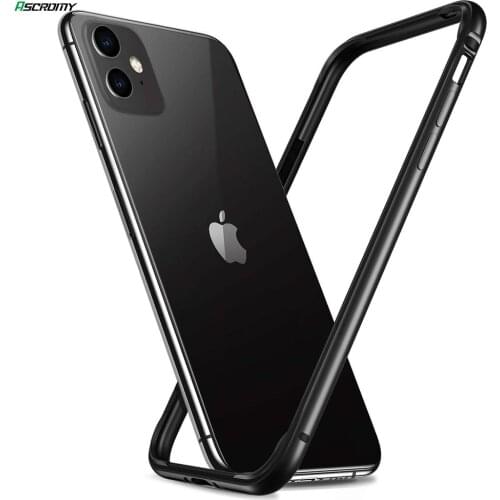 Metal Bumper Case For iPhone 11 Pro Max 12 Mini X XS XR 11Pro 12Pro iPhne12 7 8 Plus Silicone Shockproof Frame Phone Accessories