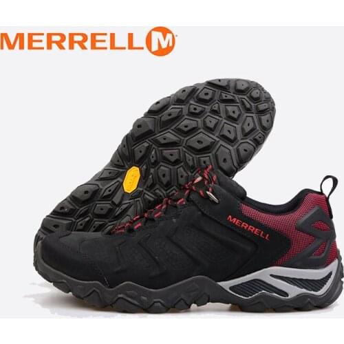 Merrell Outdoor Professional Hiking Shoes Stability Anti-Slip Shoes Walking Trekking Shoes Sport Men Climbing Sneakers 39-44