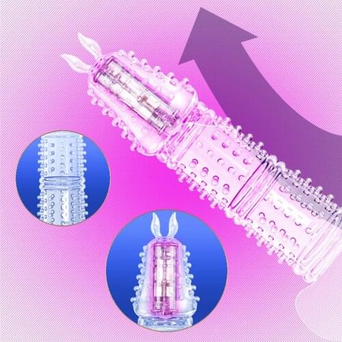 Soft Penis Sleeve Ejaculation Delay Dildo Extender Reusable Crystal Cock Condom Male Enlargement Clit Massager Sex Toys For Men