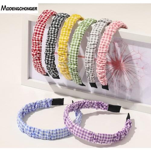 1PC Fashion Sweet Hair Band For Woman Girls Candy Color Narrow-sided Wild Headband Hairpin Forest Hair Accessories Headwear Hot