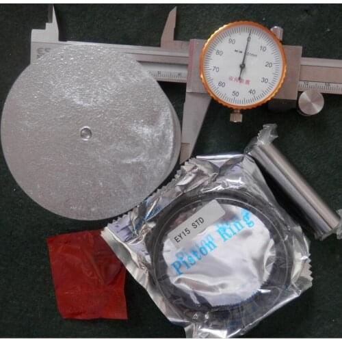 EY15 PISTON KIT 63MM FOR ROBIN EY15-2B EY15-3D EY15V 4 CYCLE 143CC 3.5HP MOTOR CYLINDER ASSEMBLY W/ KOLBEN RING SET PIN CLIPS