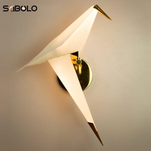 Bedroom Bedside Wall Lights Modern LED Living Room Wall Sconces Novelty Aisle Lighting Nordic Loft Bird Wall Lights