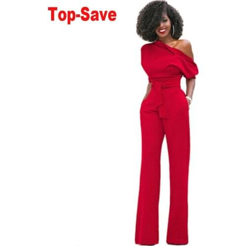 Retro Classic Solid Bodycon Jumpsuit Women Elegant Casual Streetwear Plus Size High Waist Wide-Leg Pants Overalls Dropshipping