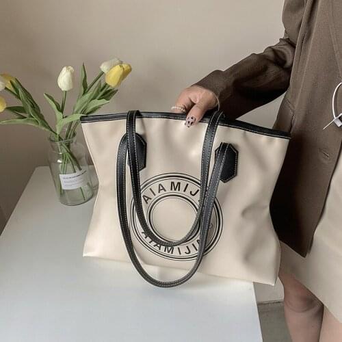 New Fashion Pu Leather Women Handbags Purse Large Capacity Ladies Shoulder Bag Famous Designer Casual Female Tote Shopping Bags