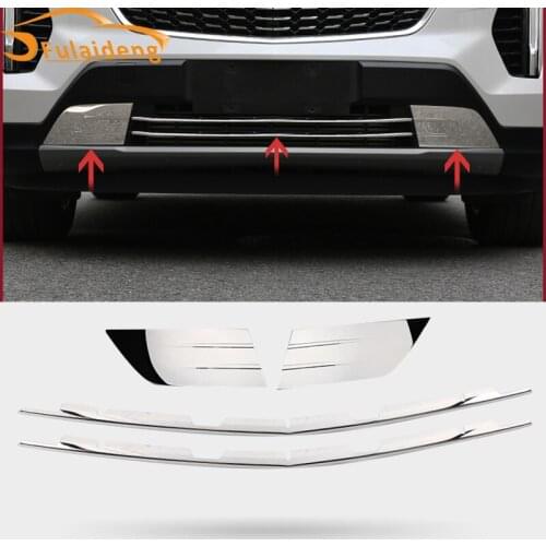 4pcs For Cadillac XT4 2018-2020 stainless steel Front Bumper Upper Radiator Grille Mesh decoration Cover Trim Car Accessories
