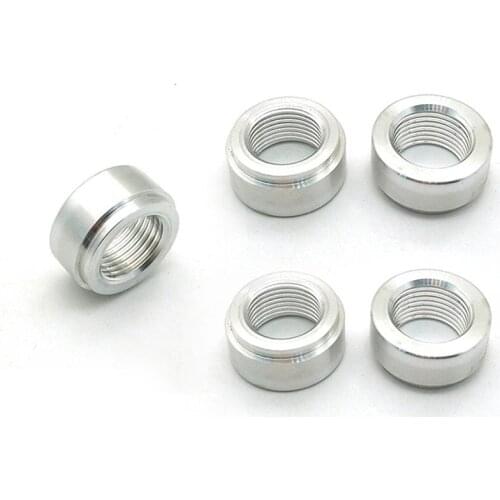 5pcs 3/8 NPT Weld On Bung Aluminum Pipe Thread Pipe Fitting Adapter