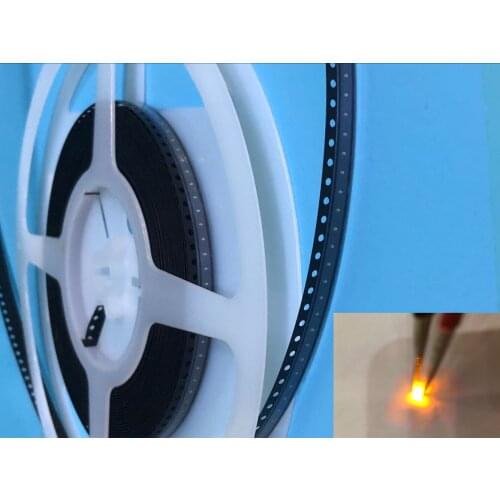 500pcs SMD LED Chip Yellow 0402 (1005) Surface Mount SMT Beads Light Emitting Diode LED Lamp