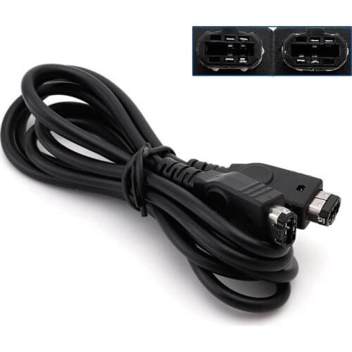 Black Two 2 Player Link Cable Connection Cable For GBA SP