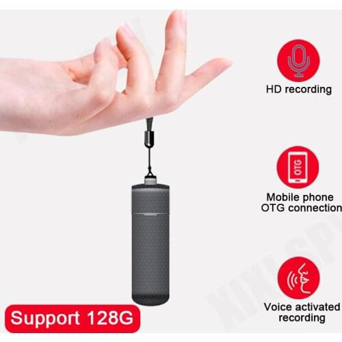 Voice recorder mini activated recording dictaphone micro audio sound digital small professional USB flash drive secret device