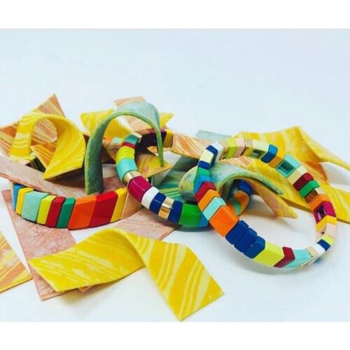 Earofcorn 2020 Spring and Summer New Alloy Paint Bracelet Set European and American Jewelry Trend Hot