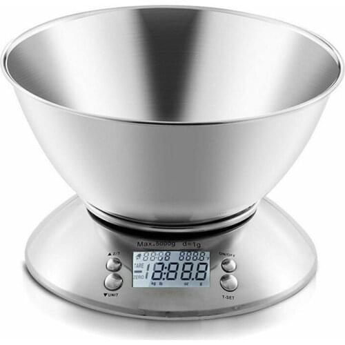 Stainless Steel Electronic Scales Practical Weighing Kitchen Electronic Scales Vegetable Kitchen Weighing Tools Kitchen Scales