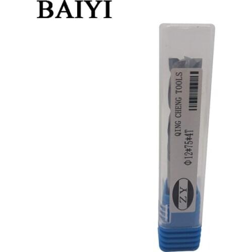 1pcs carbide Tungsten Steel End mills HRC45 12*75*4F Milling Cutter CNC tool