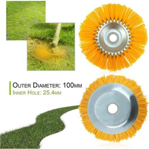 Garden Tool Nylon Steel Wire Grass Trimmer Head Wheel Lawn Mower Accessories Garden Grass Trimmer Head For Lawn Mower