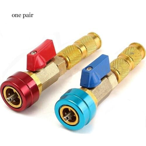 Oversea Air Conditioning R134A Valve Core Quick Remover Installer High Low Pressure Tool Compressor Tool Car Accessories