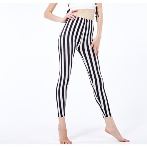 CUHAKCI Fitness Leggin Sexy New Fashion Women Leggings Printing Legins High Waist Stretch Trouser Kahki Pants Mujer Jeggings
