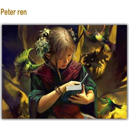 Magical little elf Diy diamond painting cross-stitch beadwork kits Diamond embroidery 5d diamond mosaic full