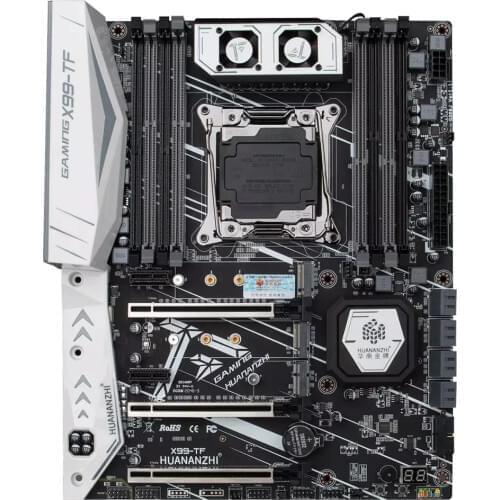 HUANANZHI X99 motherboard X99 TF with dual M.2 NVME slot support both DDR3 and DDR4 LGA2011-3