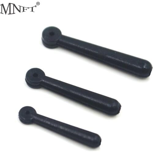 MNFT 100Pcs Fishing Bobber Foot Seat Holder Rotation Drift Float Seats Black Rubber Float Connector Fishing Tackle