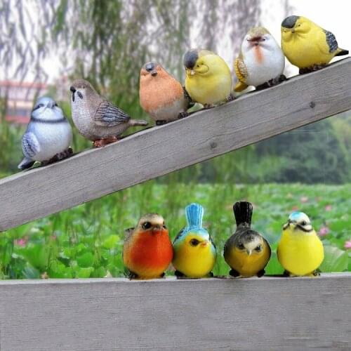 Outdoor Garden Decoration Resin Bird Statue Crafts Villa Courtyard Simulation Animal Sculpture Ornaments Lawn Figurines Crafts