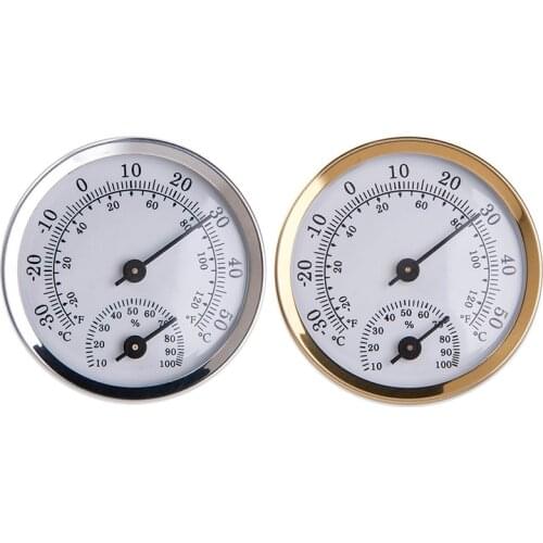 1PC Wall Mounted Temperature Humidity Meter Thermometer & Hygrometer For Sauna Room Household dropship