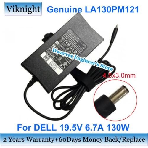 New 130W LA130PM121 19.5V 6.7A AC Adapter DA130PE1-00 ADP-130DBD For DELL XPS 15 9550 5510 TX73F L502X G3 3579 Inspiron 5576